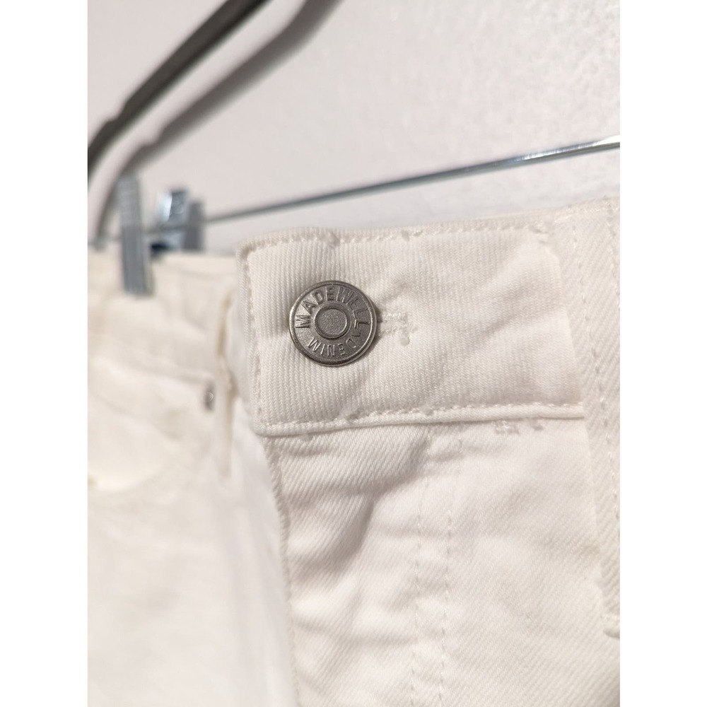Madewell Stretch Denim Pegged Skirt in Tile White: Cutout Edition - Picture 7 of 11